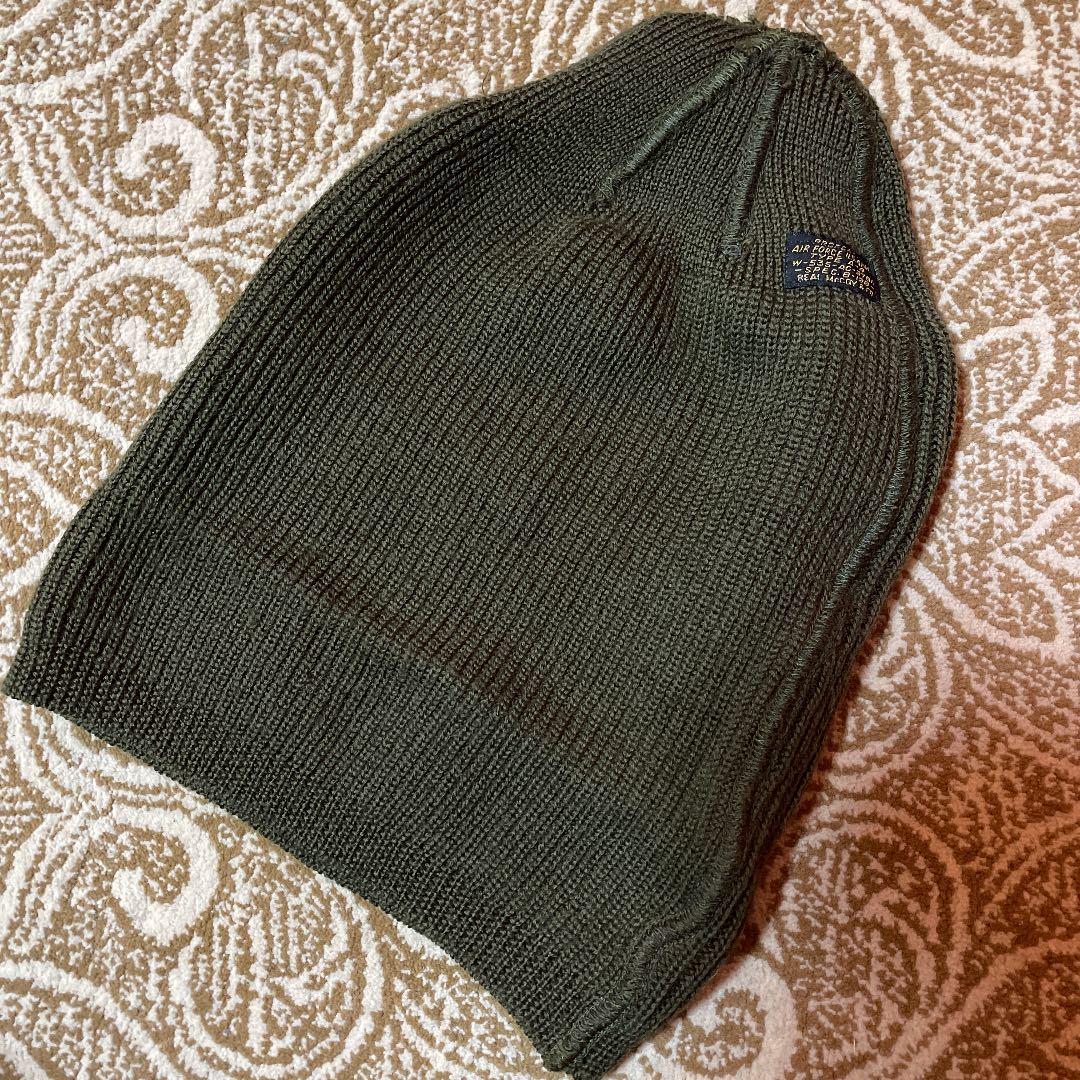 34%割引ブラック系2021年最新海外 THE REAL McCOY'S KNIT CAP 2ケSET ...