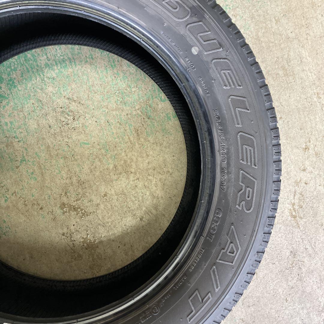 BRIDGESTONE DUELER A/T 265/55R19 ２本早い者勝ち