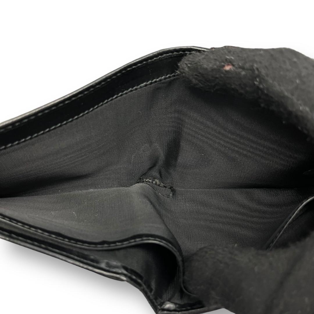 ドルチェアンドガッバーナ　二つ折り財布　レザー　札入れ　黒