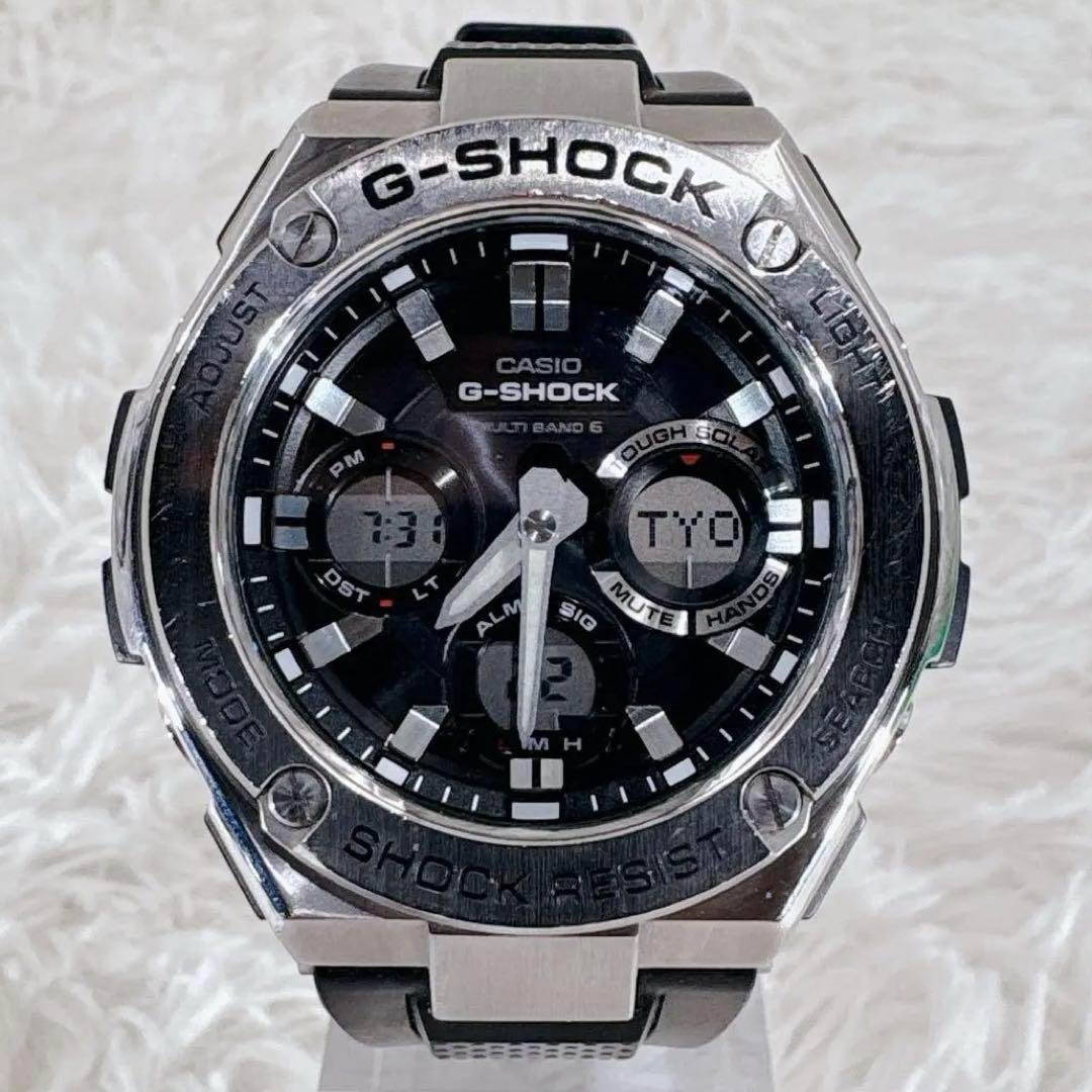 美品 G-SHOCK GST-W110 G-STEEL 電波ソーラー