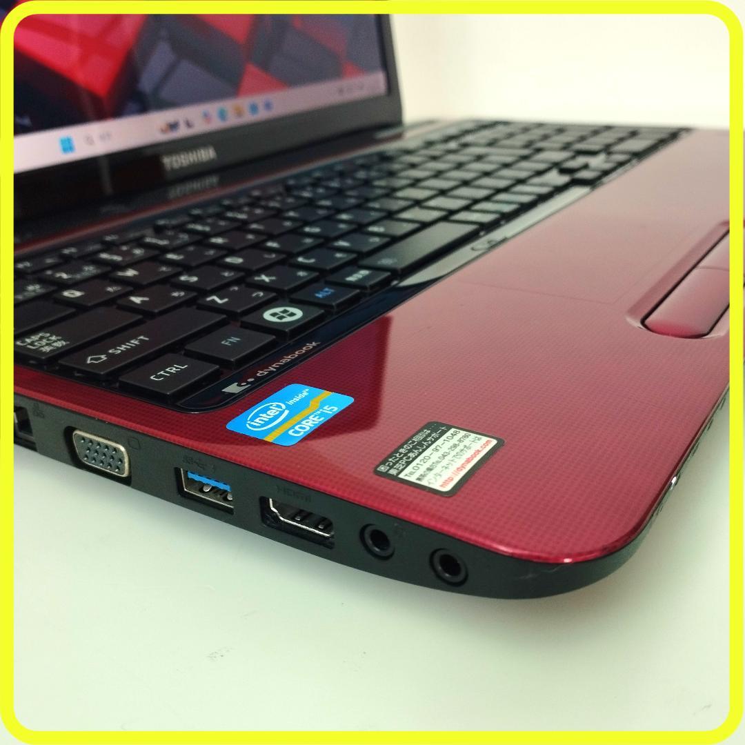 赤　新品SSD256⭐️windows11ノートパソコン　office　267 赤 新品SSD256⭐️windows11ノートパソコン office 267