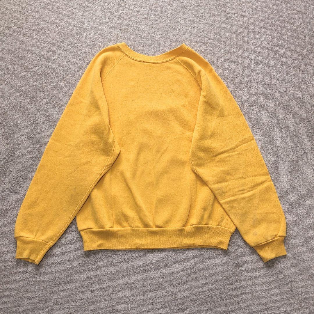 70s- ヴィンテージスウェット 脇下ガゼット ラグランスリーブ USA製 古着