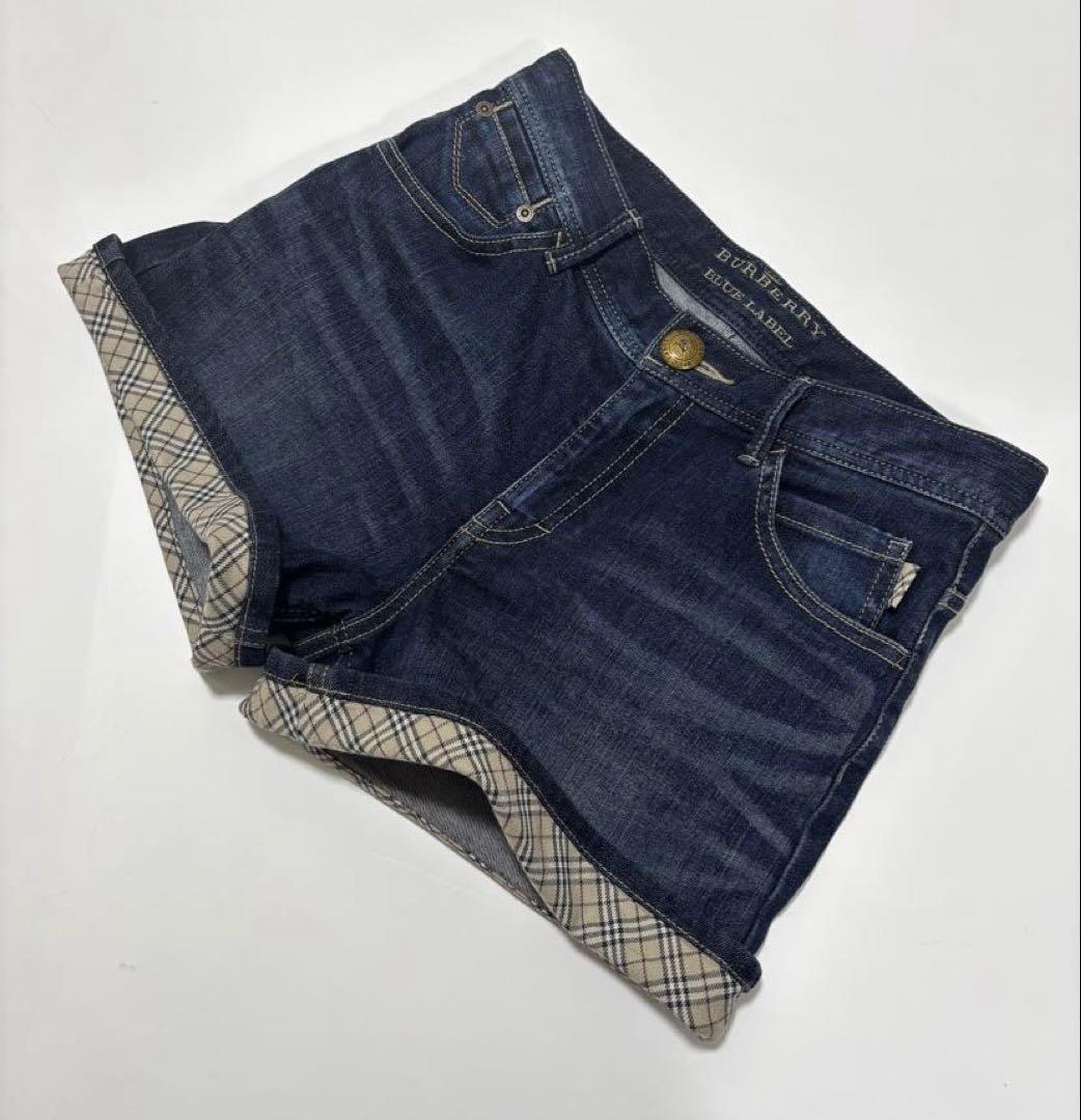 BURBERRY BLUE LABEL デニム　ショートパンツ