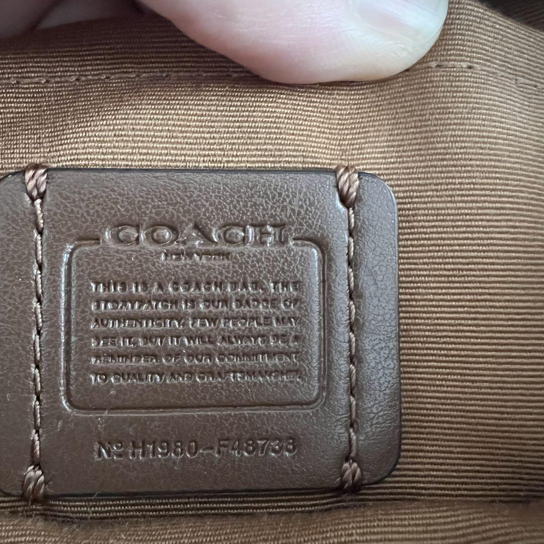 コーチ　COACH ボディバッグ　ウエストポーチ　ホワイト