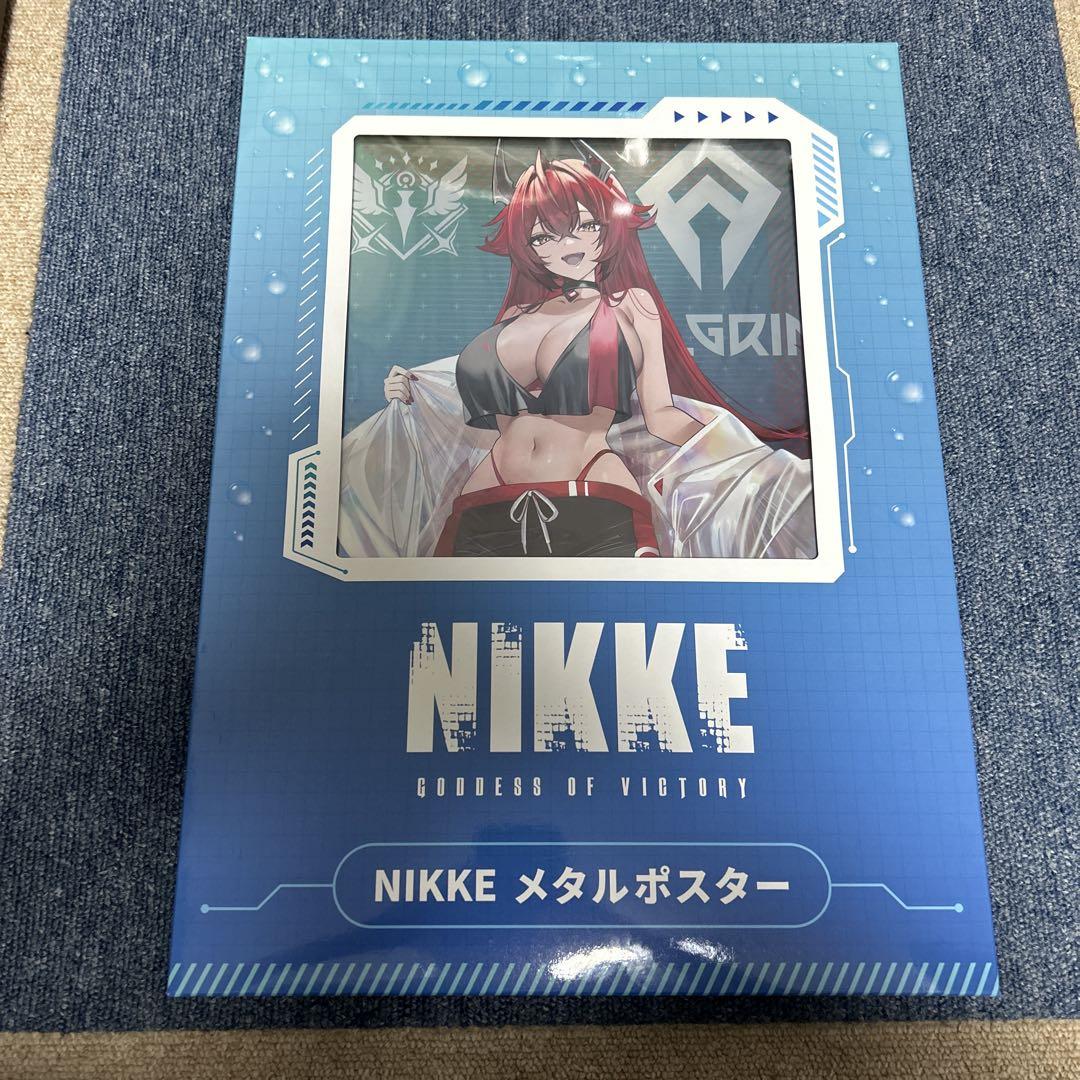 未開封】 勝利の女神：NIKKE メタルポスター GIGO限定 レッド