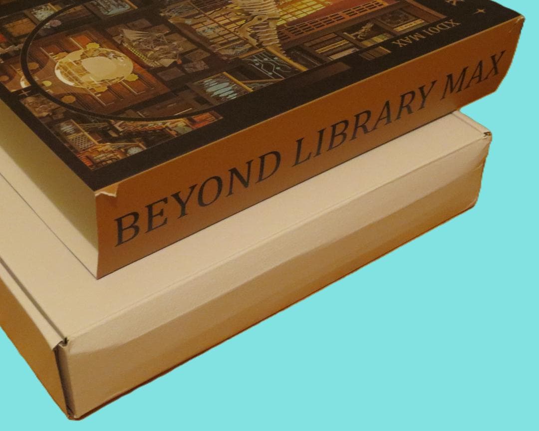ミニチュア　DIY Book Nook ブックヌック　ブックエンド　3D建築模型