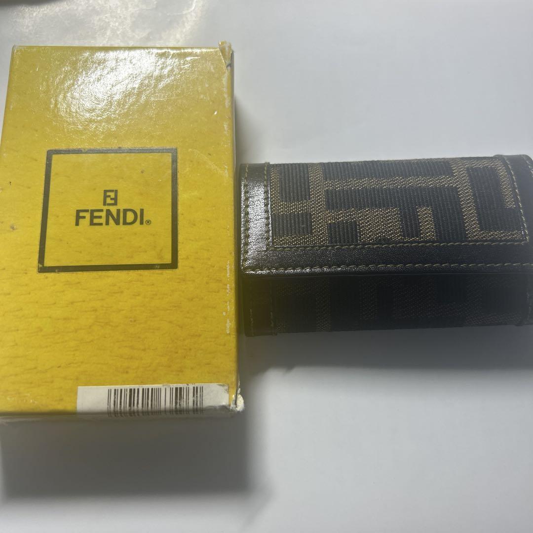 FENDI キーケース ブラウン ブラック