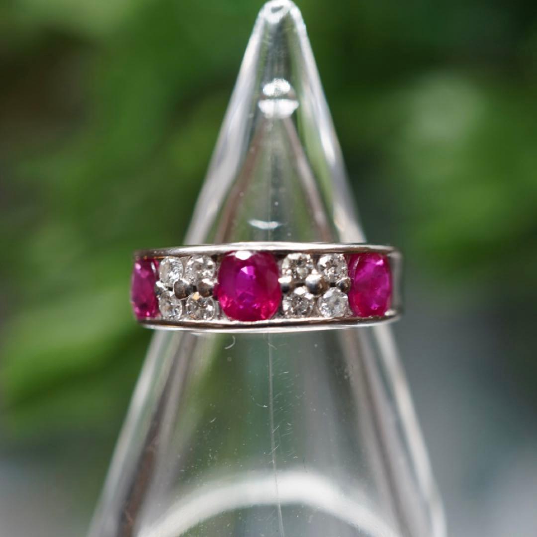 ★総合計 1.37ct★ 天然 ルビー リング PT900 24,500円
