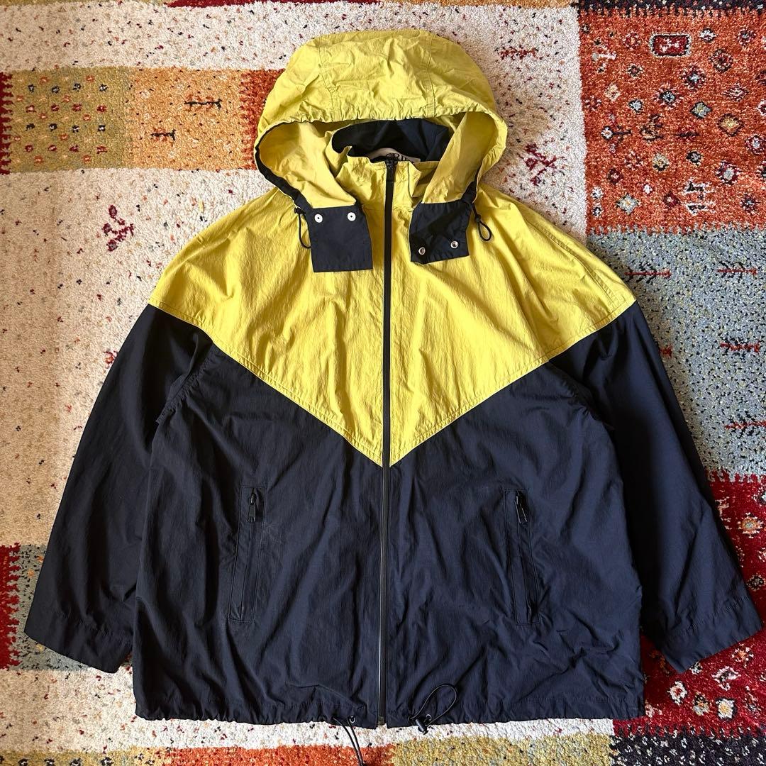 INSCRIRE バイカラーパーカー