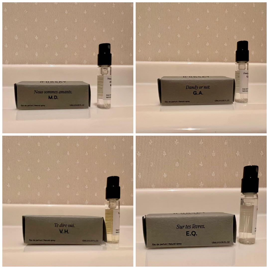 D’orsay ドルセー サンプル8本セット