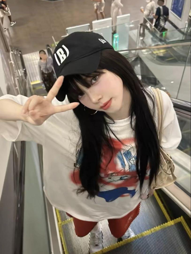 don'tcare ドントケア Tシャツ　aespa カリナ着用