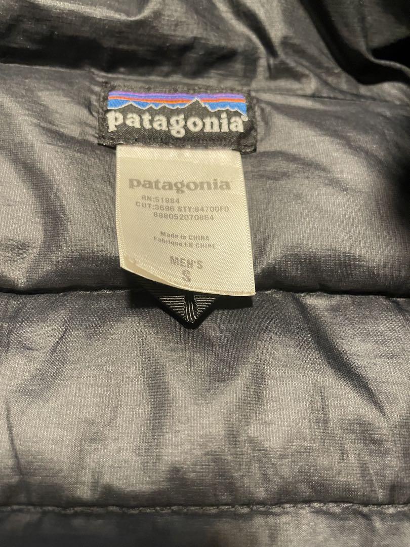 patagonia メンズ ブラック ダウンジャケット ダウンセーター S