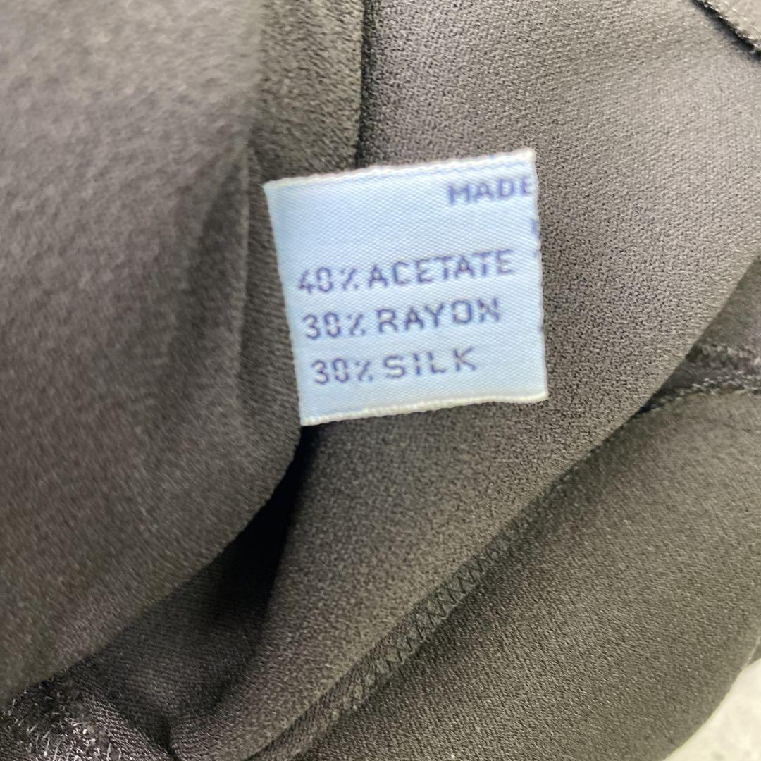 PRADA プラダ ワンピース ブラック Mサイズ シルク混