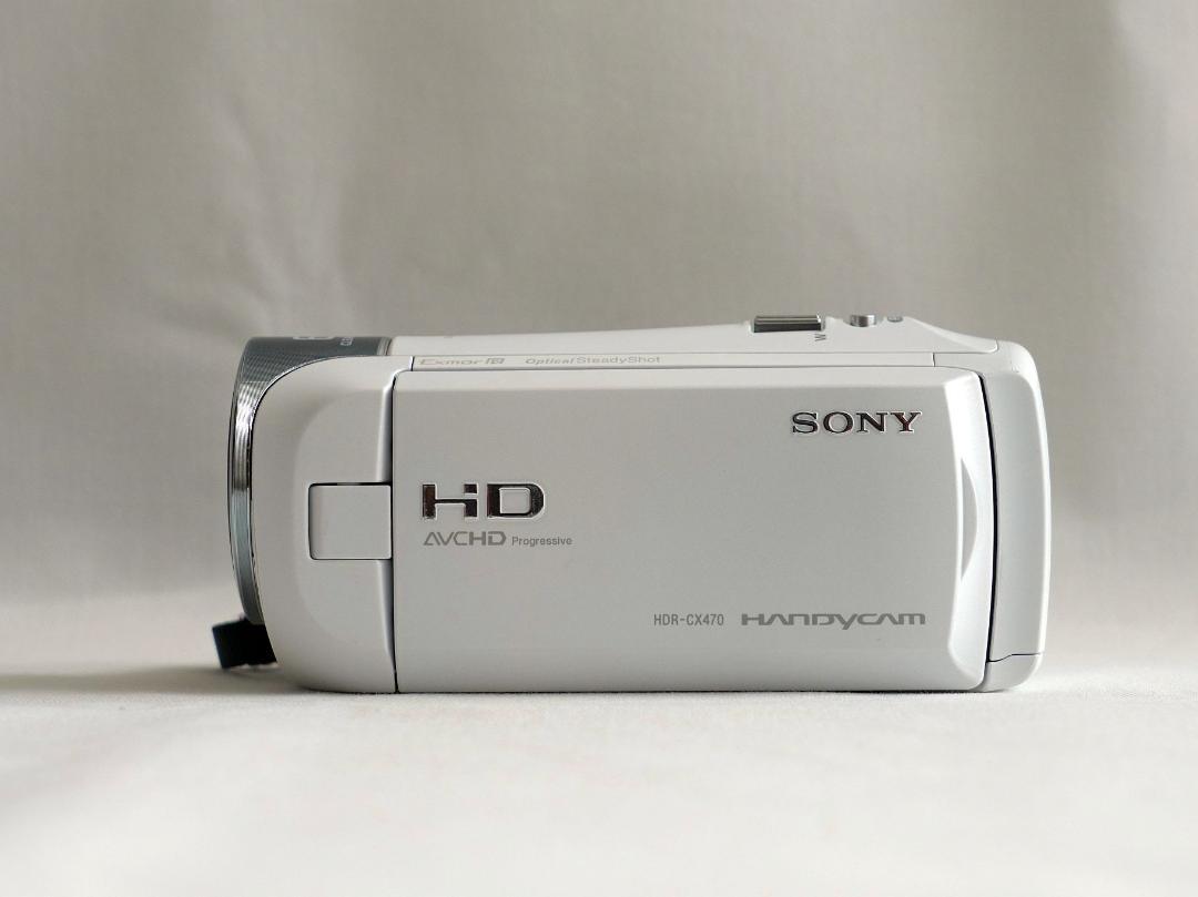 人気ショップ SONY Handycam (白) HDR-CX470 ソニーハンディカム