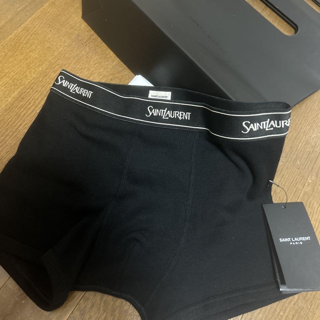 【正規品】SAINT LAURENT ブラック ボクサーパンツ　女性も！