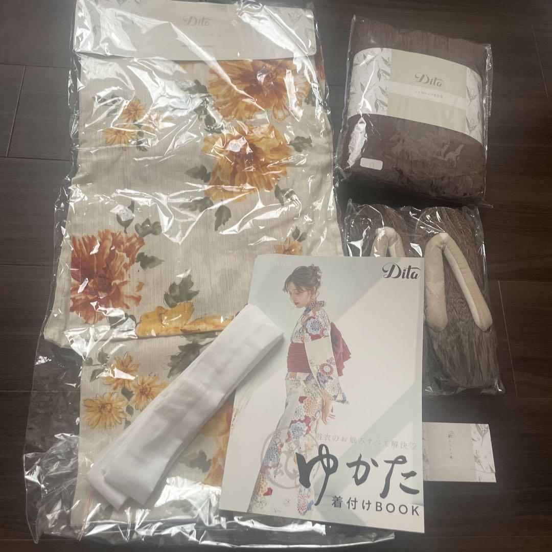 Dita 浴衣　夏色の花重ね　セット