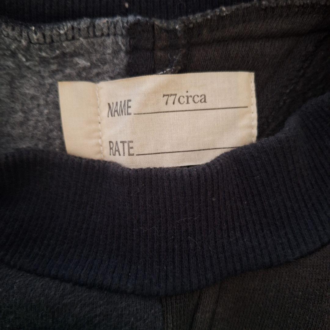 ブラックスウェット 77circa