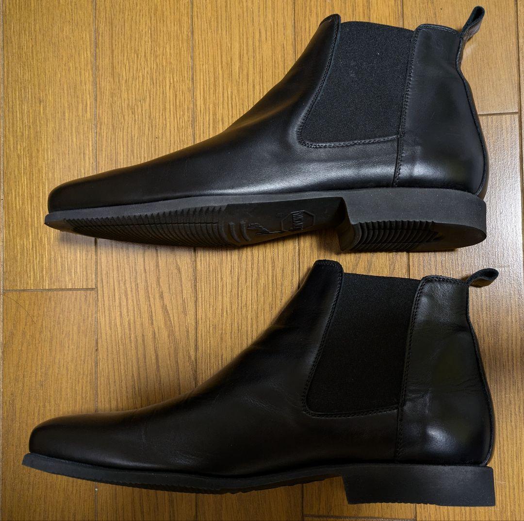 【美品】フェランテ サイドゴアブーツ FE192 黒 UK6