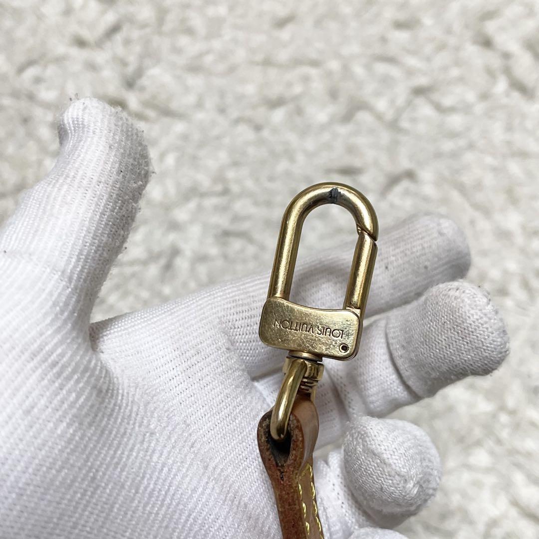 【良品】ルイヴィトン ショルダー紐　レザー　ゴールド金具　　刻印