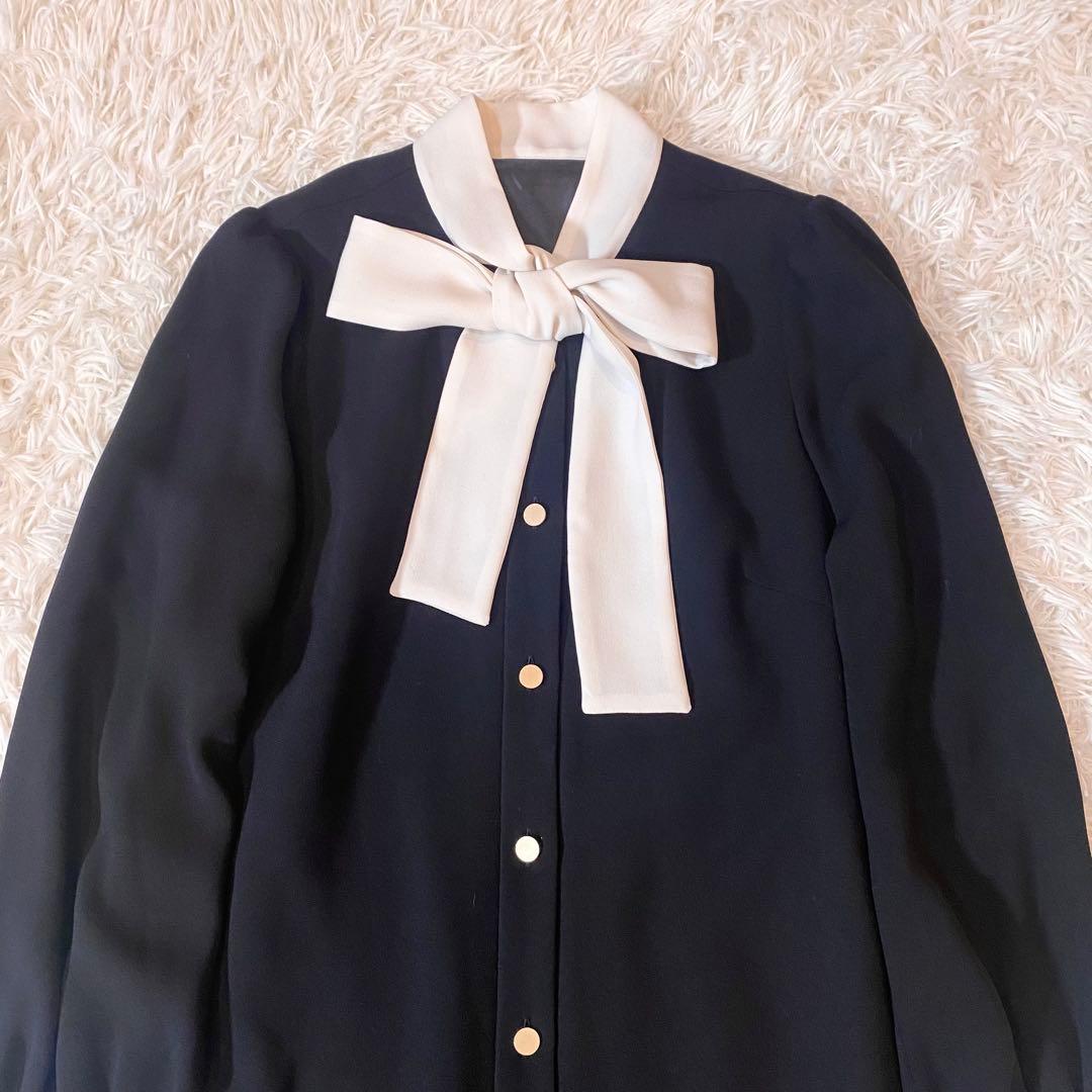 大人気 完売品 ダイアグラム ヘムフレアボウタイワンピース ティアード 大人気 完売品 ダイアグラム ヘムフレアボウタイワンピース ティアード