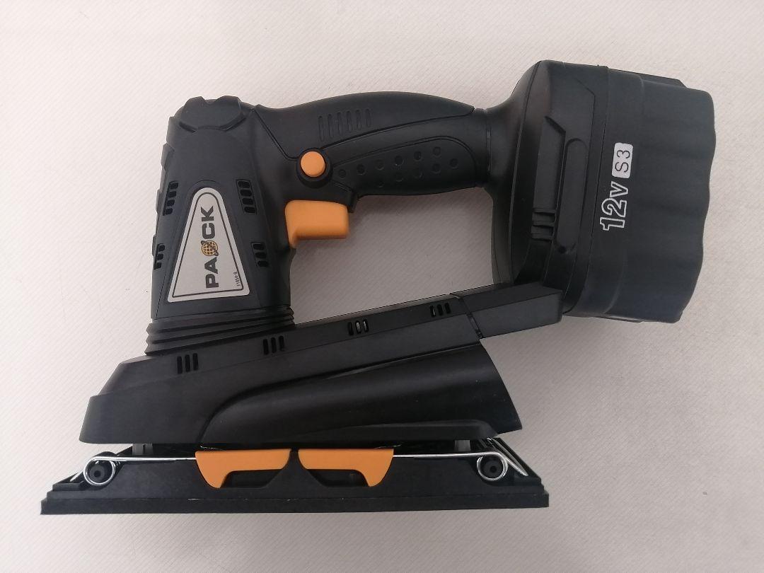 PAOCK 12V充電式木工用 コードレスサンダー