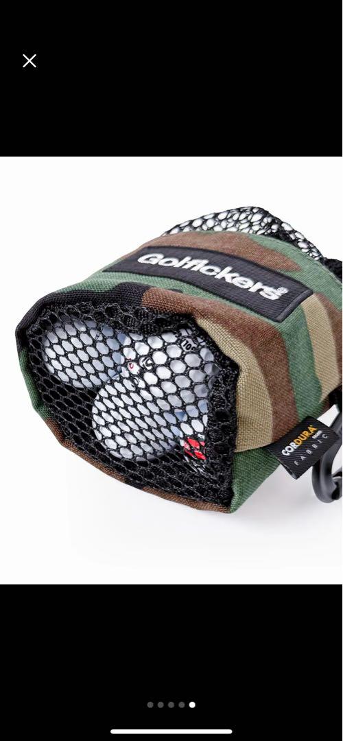 ⭐️新品未使用⭐️Golfickers 迷彩柄 ゴルフボール収納袋
