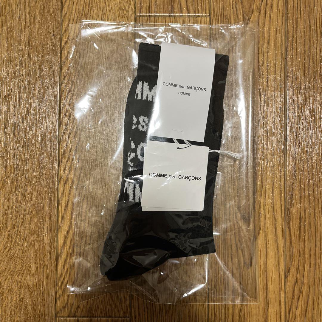 新品　COMME des GARCONS HOMME LOGO SOCKS