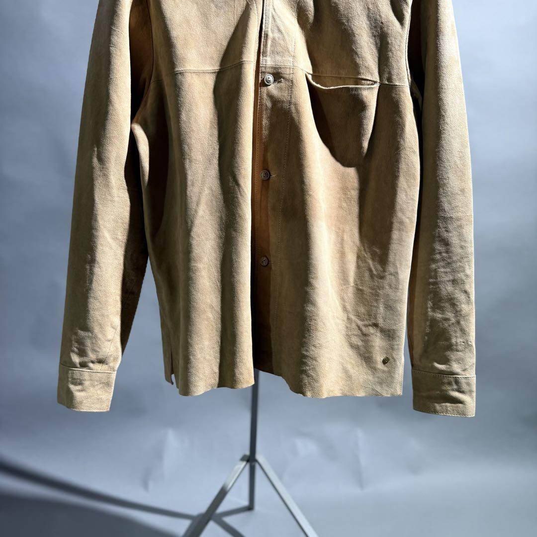美品 Rivieras SUEDE COW LEATHER SHIRT S