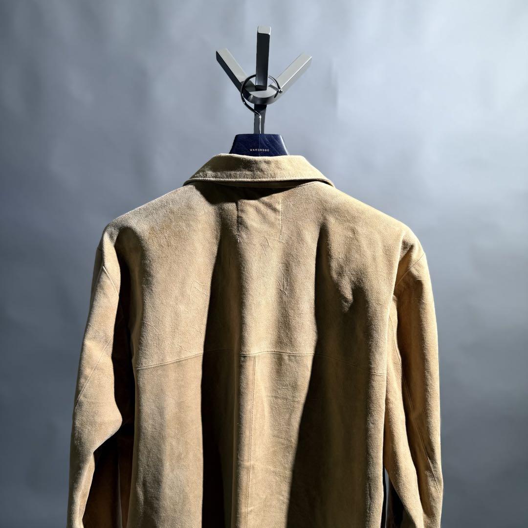 美品 Rivieras SUEDE COW LEATHER SHIRT S