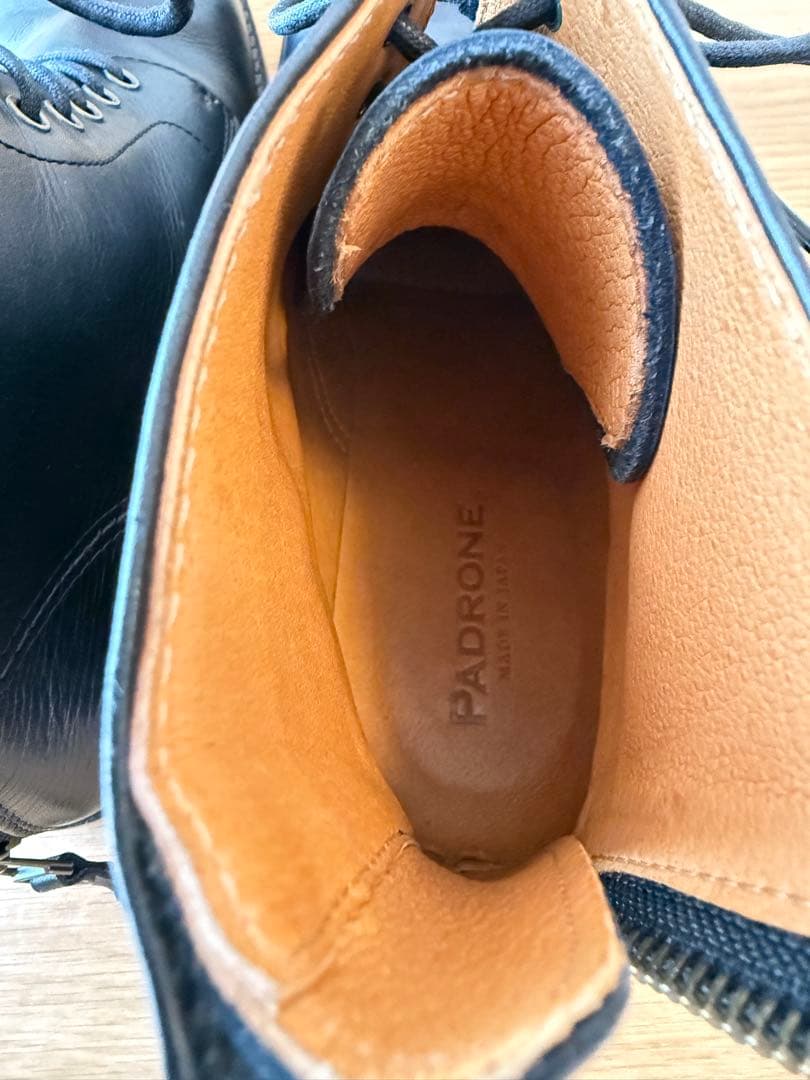 バックジップ レースアップブーツ