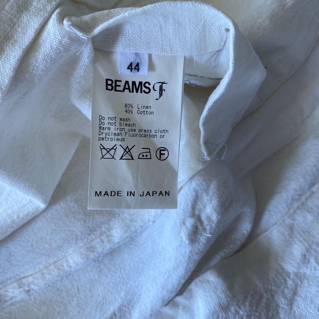 【希少】BEAMS Fビームス エフ　リネンテーラードジャケット　ホワイト