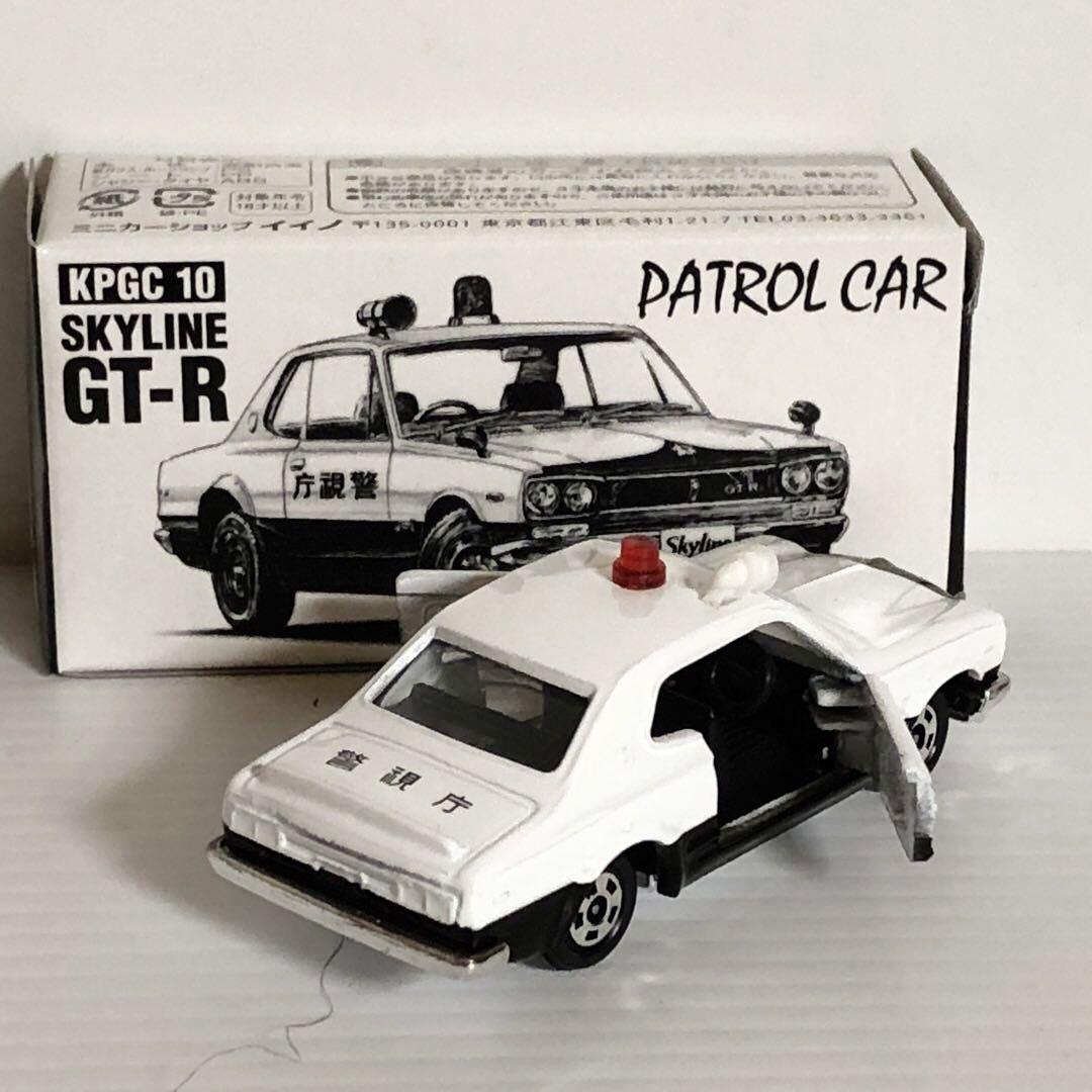 スカイライン GT-R KPGC10 IINO イイノ 特注 トミカ セット トミカ②日産スカイラインGT-R パトロールカー (イイノ特注