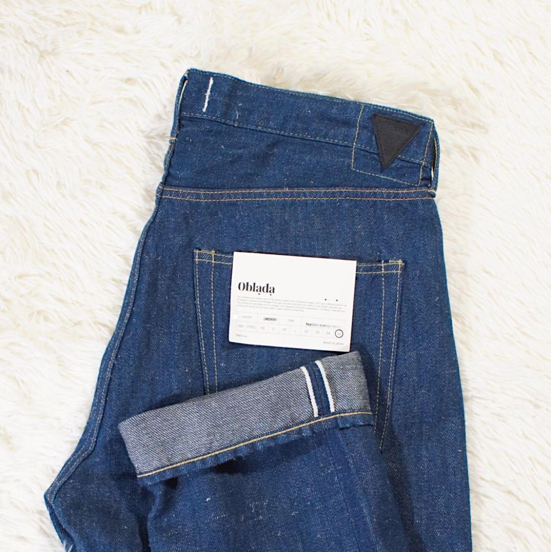 23年 完売《Oblada(keylime別注)》ヘンプデニム (W36)白耳