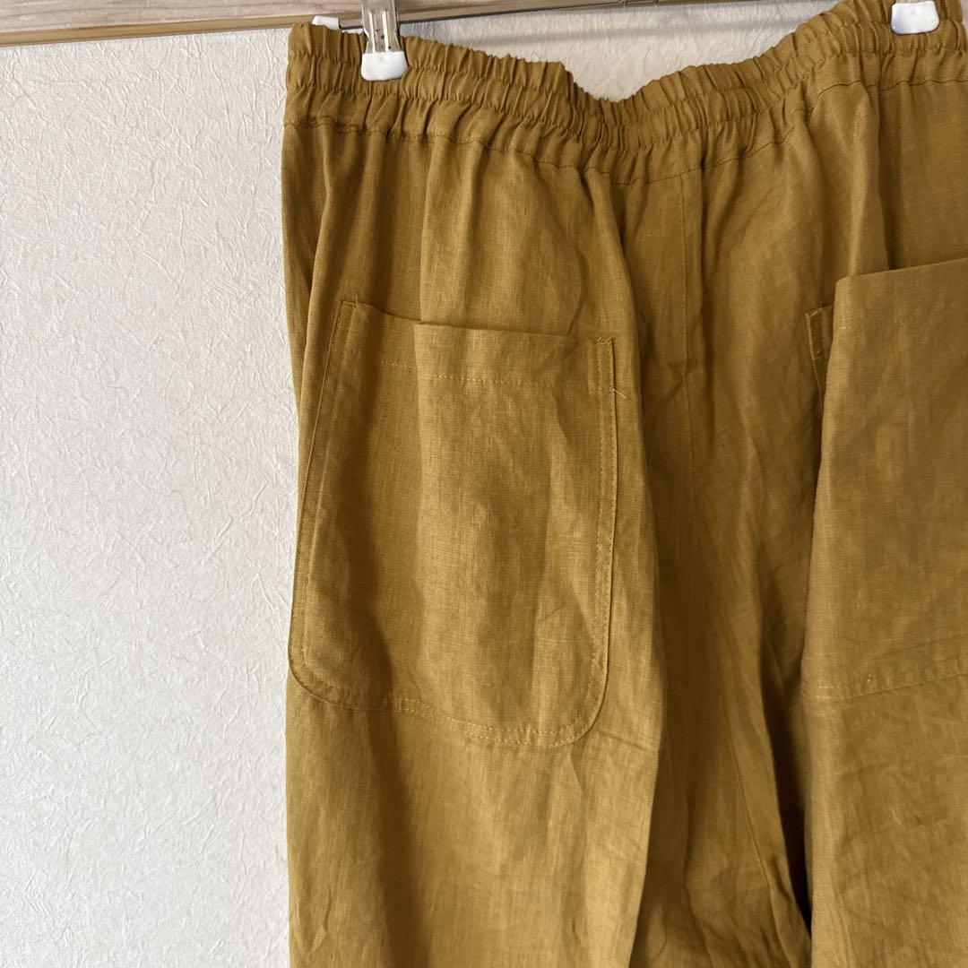 マスタード ワイドパンツ ラキネス