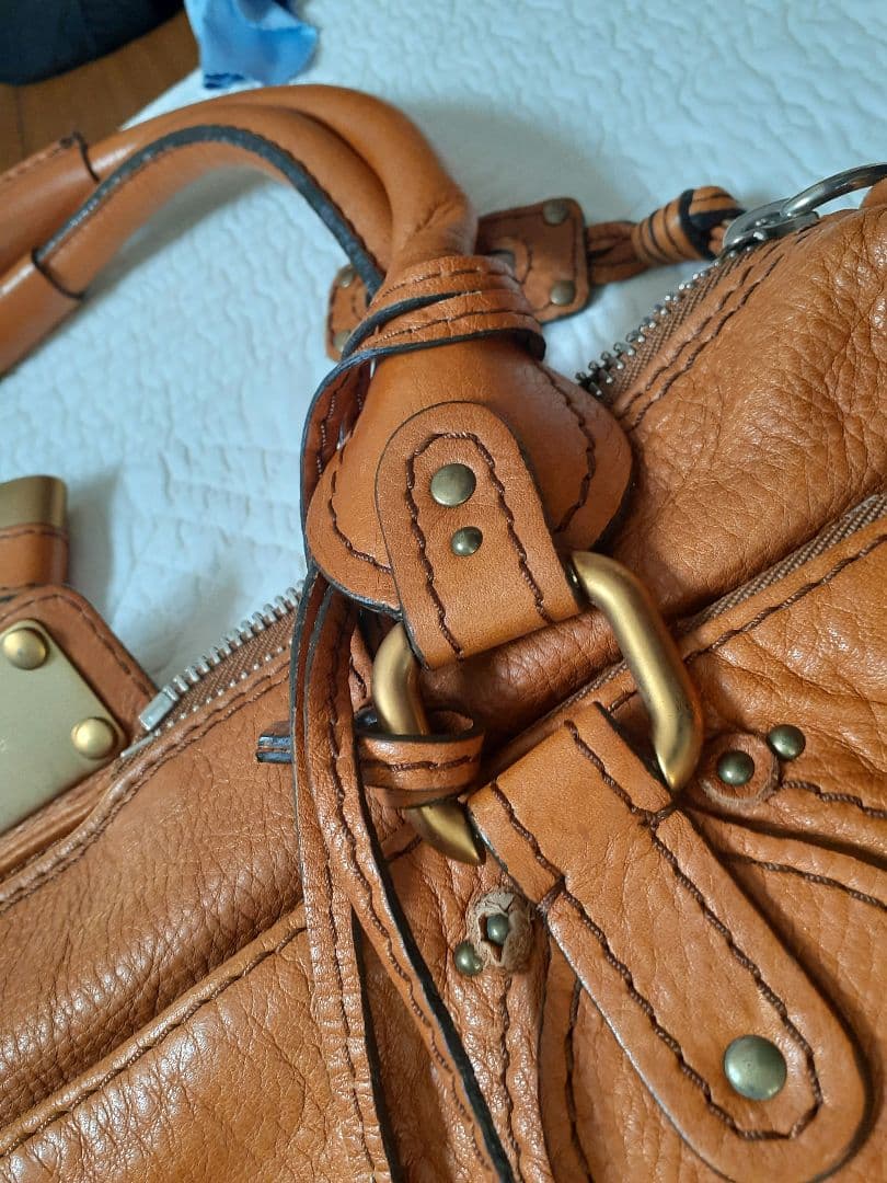 【未使用】Chloe クロエ パディントン レザー トートバッグ 南京錠 【未使用】Chloe クロエ パディントン レザー トートバッグ 南京錠