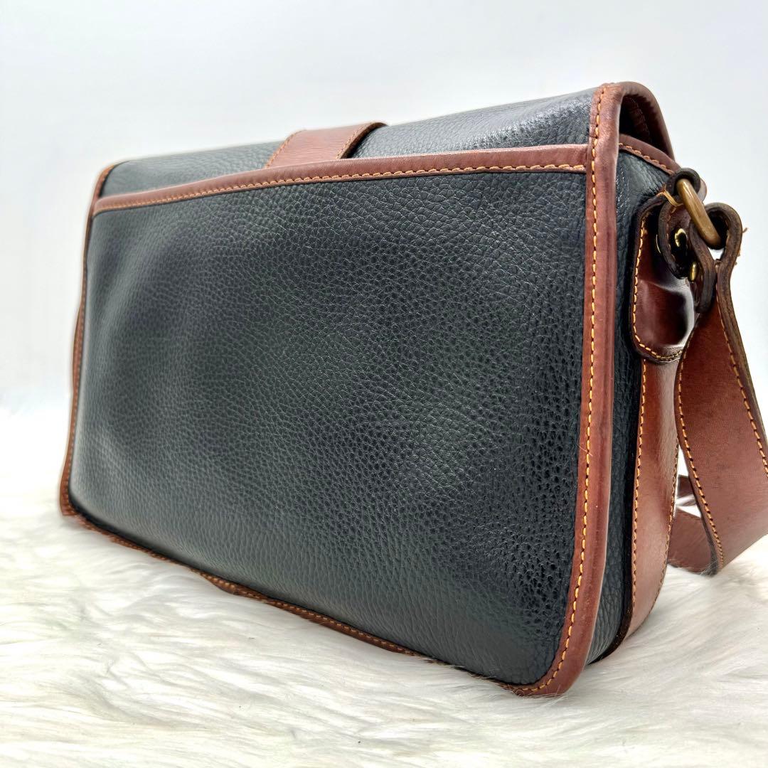 【美品・希少】オールドコーチ ショルダーバッグ シェリダン アメリカ製 黒 茶 【美品・希少】オールドコーチ ショルダーバッグ シェリダン アメリカ製 黒 茶