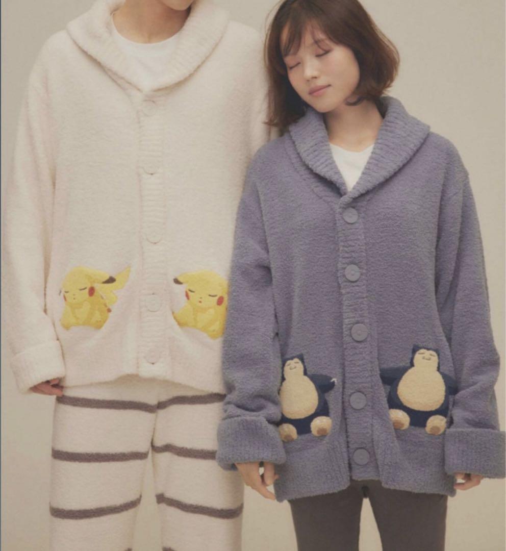 【gelato pique】 ベビモコジャガードショールカーディガン2点セット