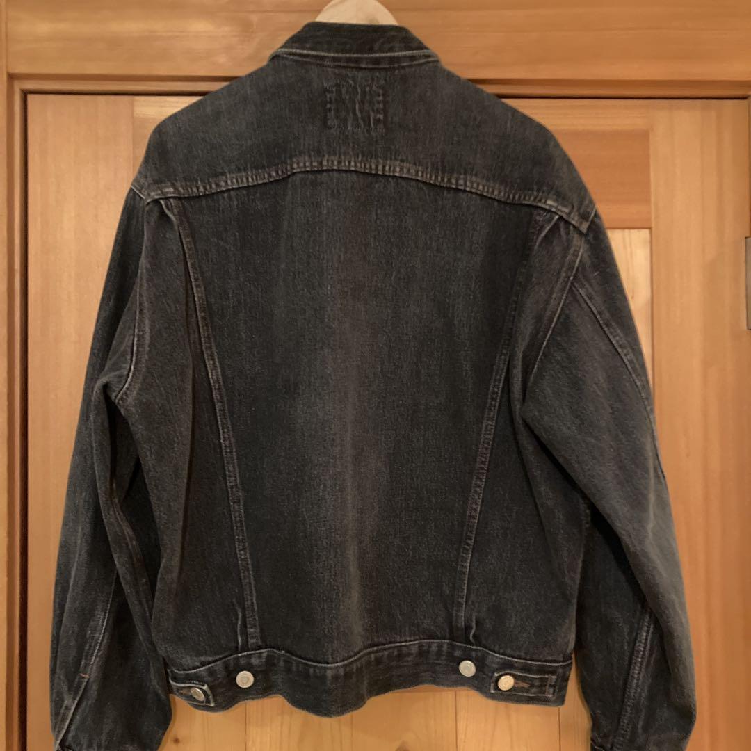 Wrangler 先染ブラック デニムジャケット ラングラー 短丈