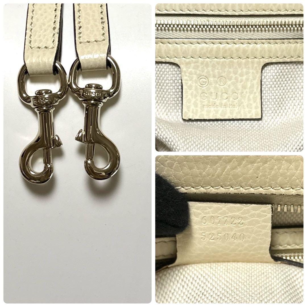 p10【美品】グッチ　GGソーホー レザー　2wayショルダー トートバッグ