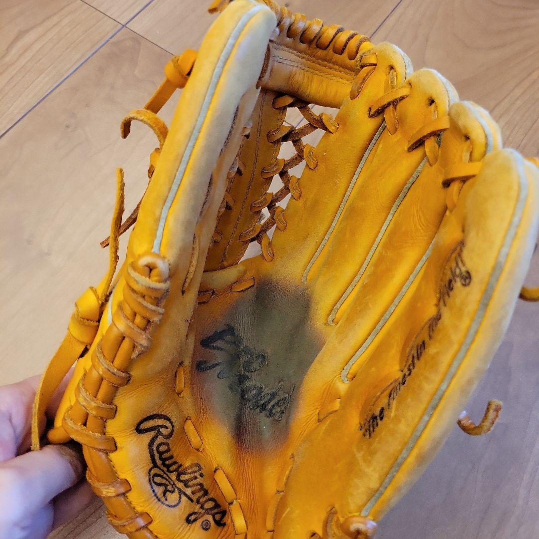 Rawlings ローリングス 軟式グローブ イエロー - メルカリ