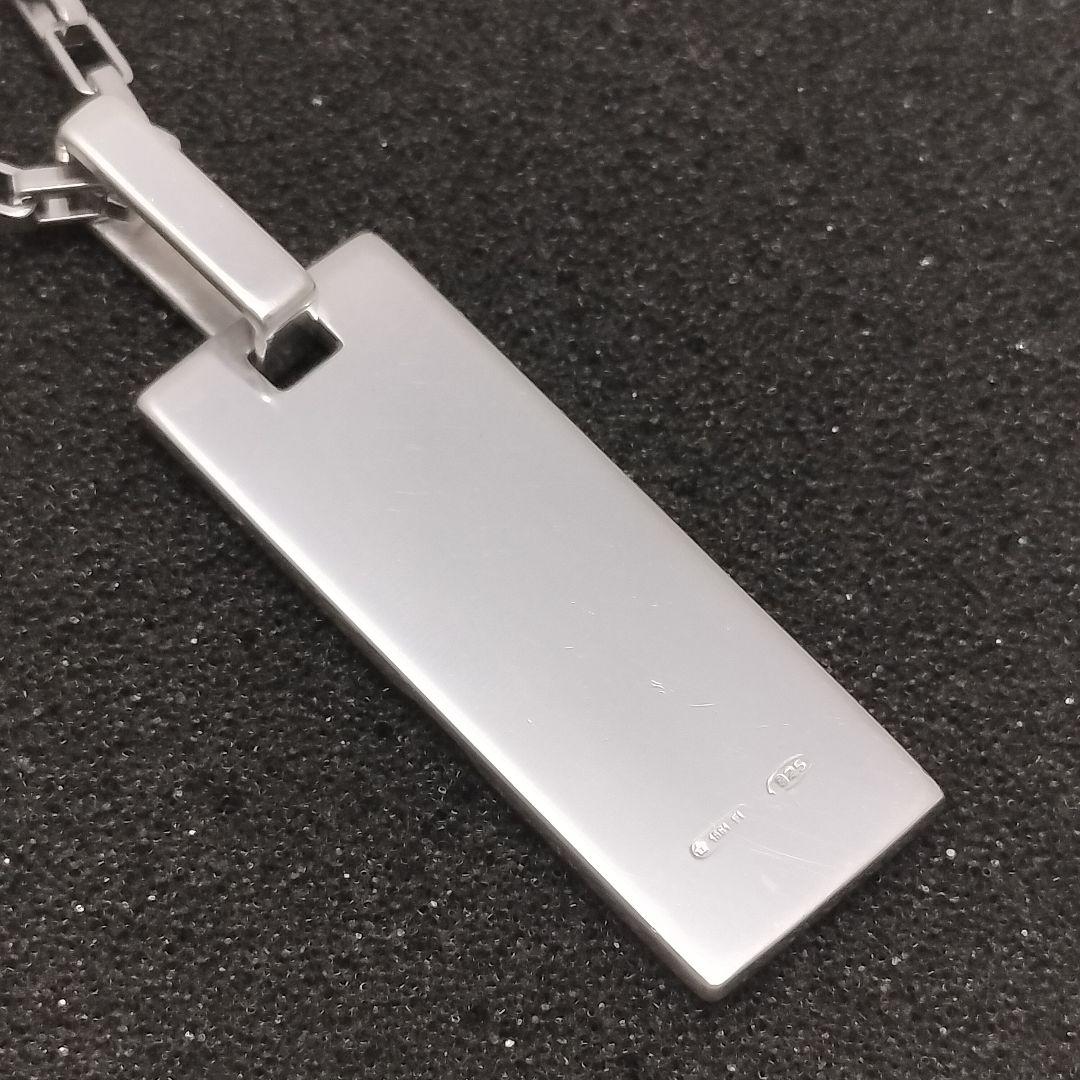 定番 GUCCI グッチ ネックレス プレート トップ 人気 925