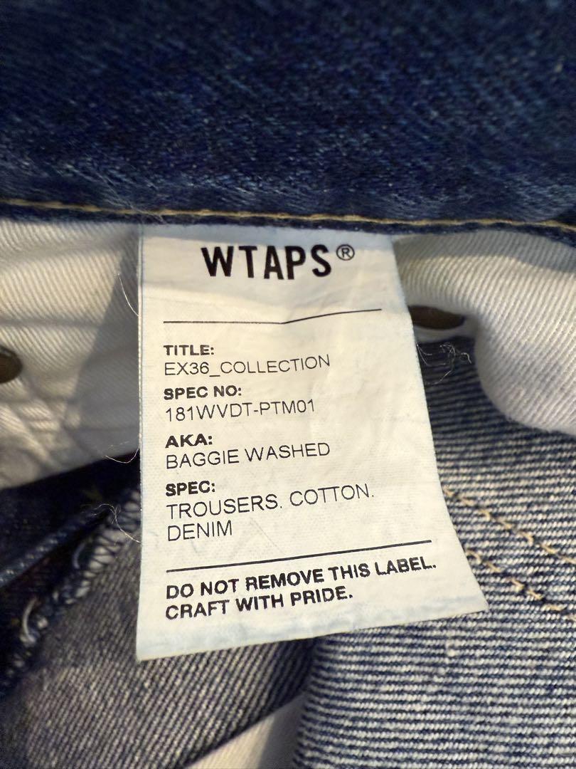 パンツ WTAPS BAGGIE WASHED COTTON DENIM