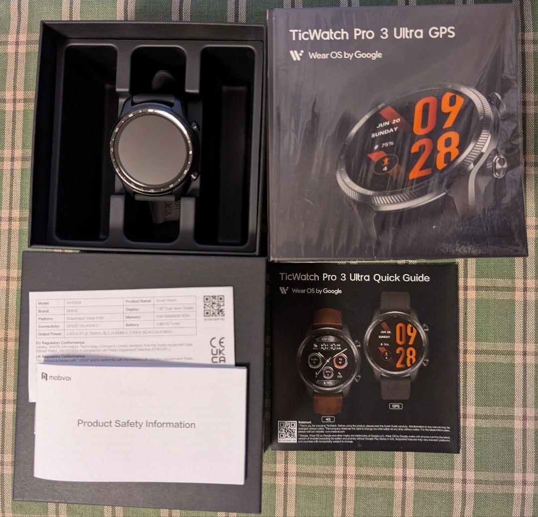 TicWatch Pro 3 Ultra GPS 中古本体