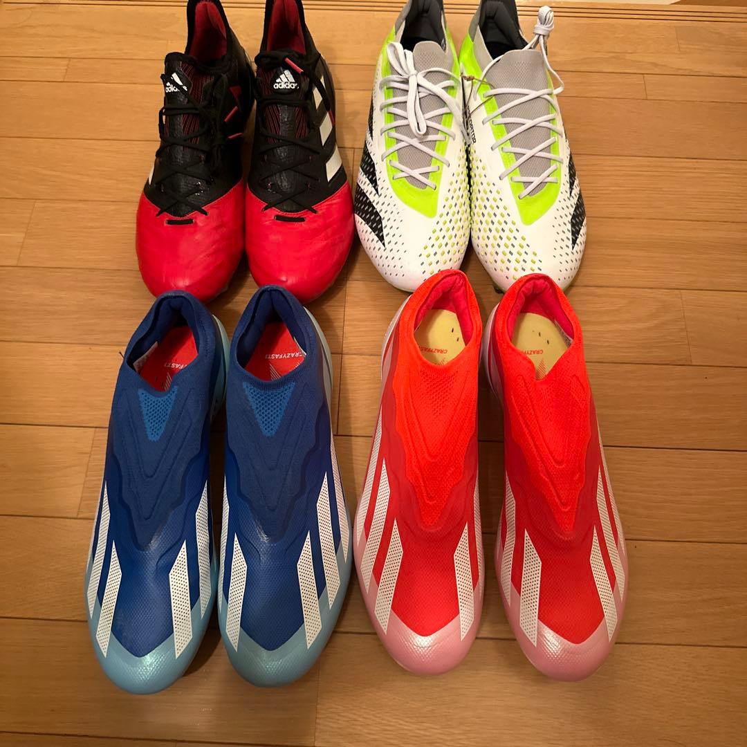 アディダス サッカースパイク 4足 28〜28.5cm