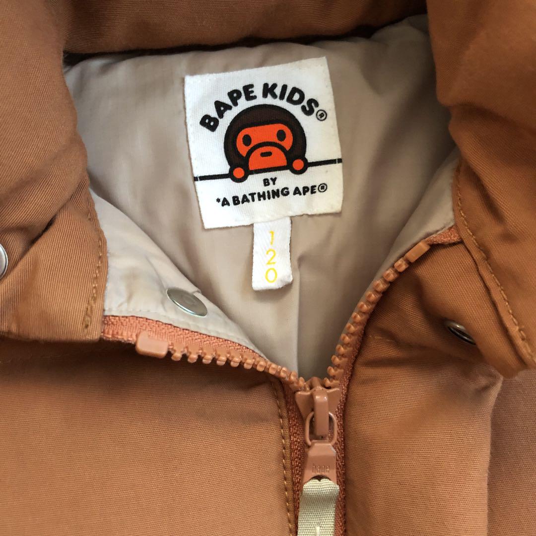 人気が高い BAPE KIDS ダウンジャケット ファー付き xEKhc-m39336928120 大得価人気