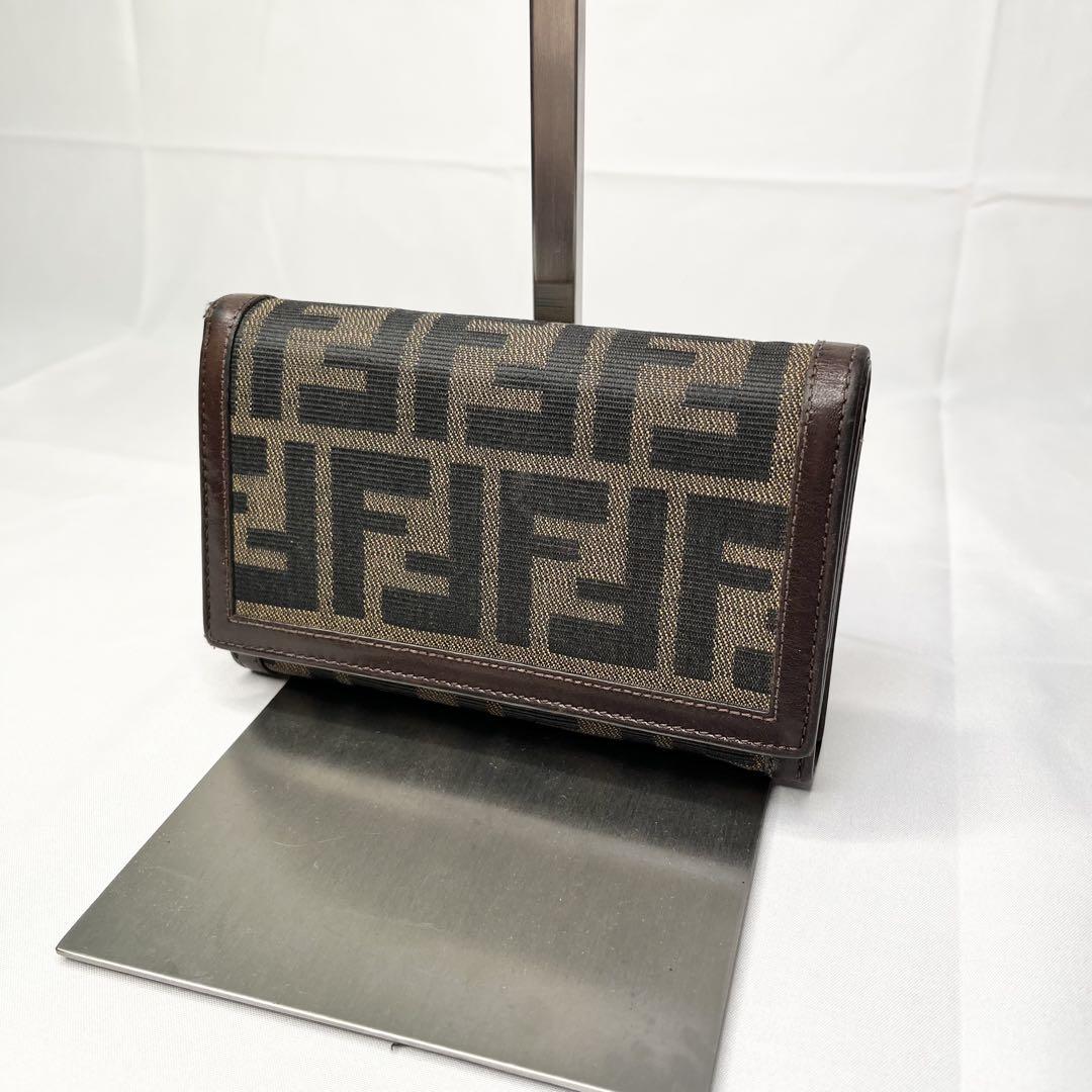 FENDI フェンディ ズッカ 二つ折り財布 財布