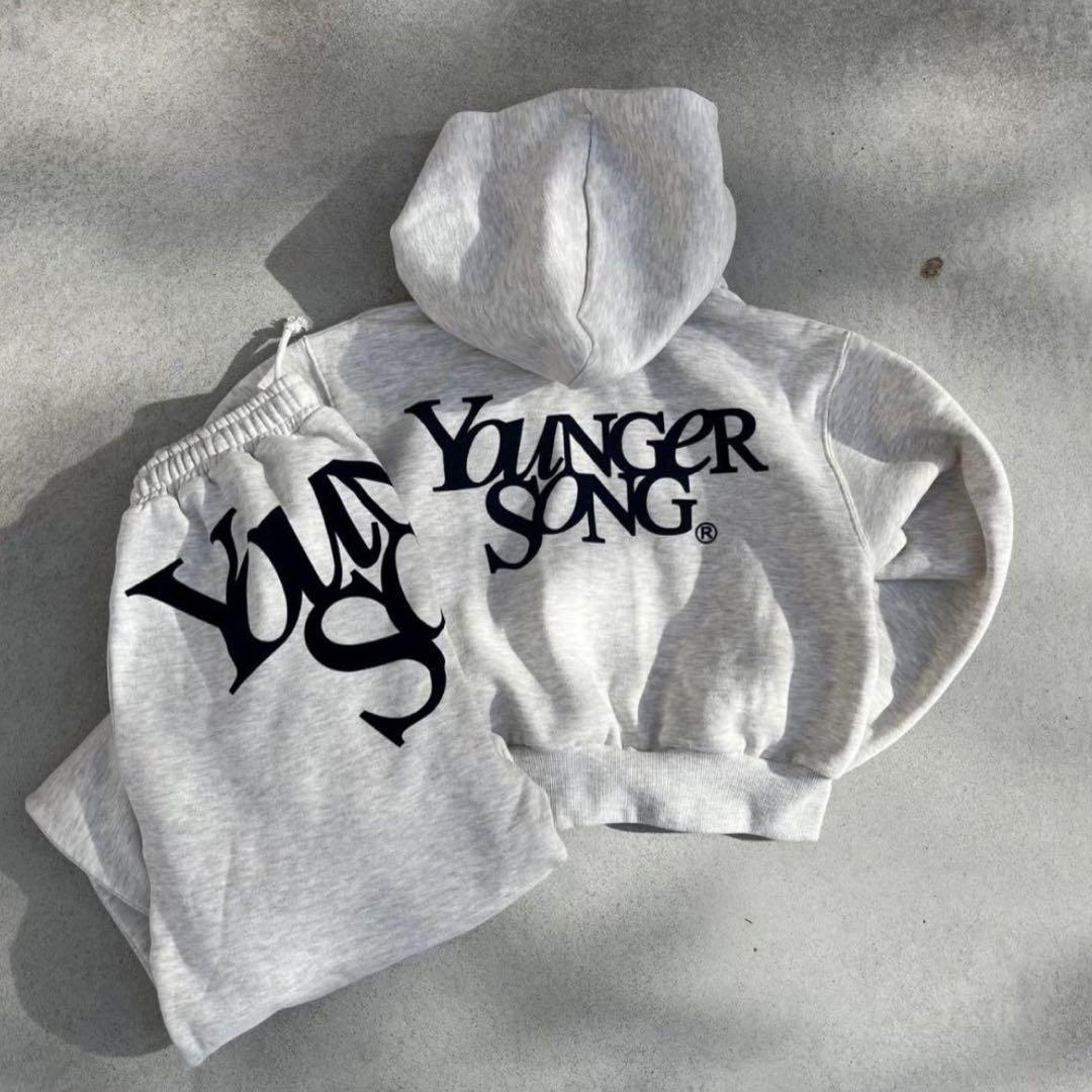 Younger song セットアップ 杢オートミール