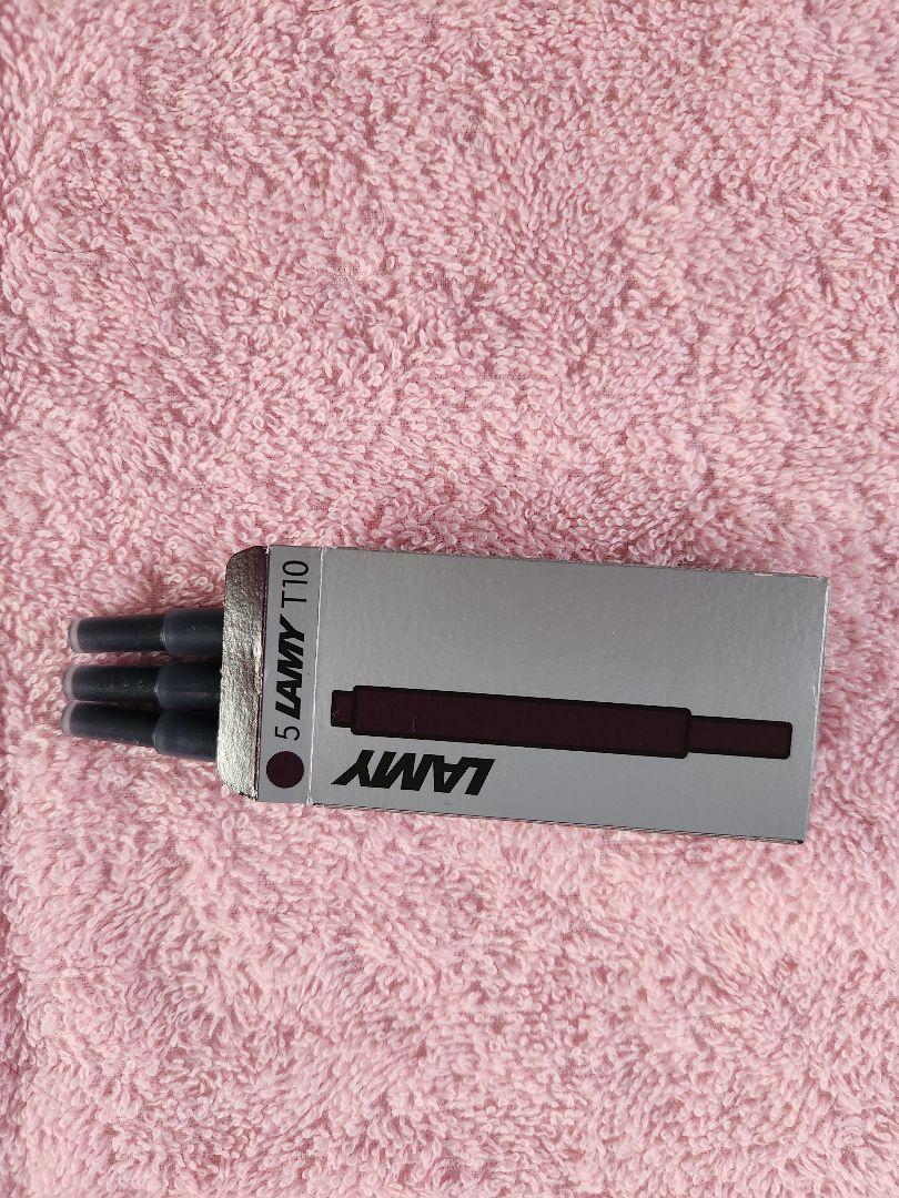 LAMY 万年筆 ルクス EF マロン ケース付き