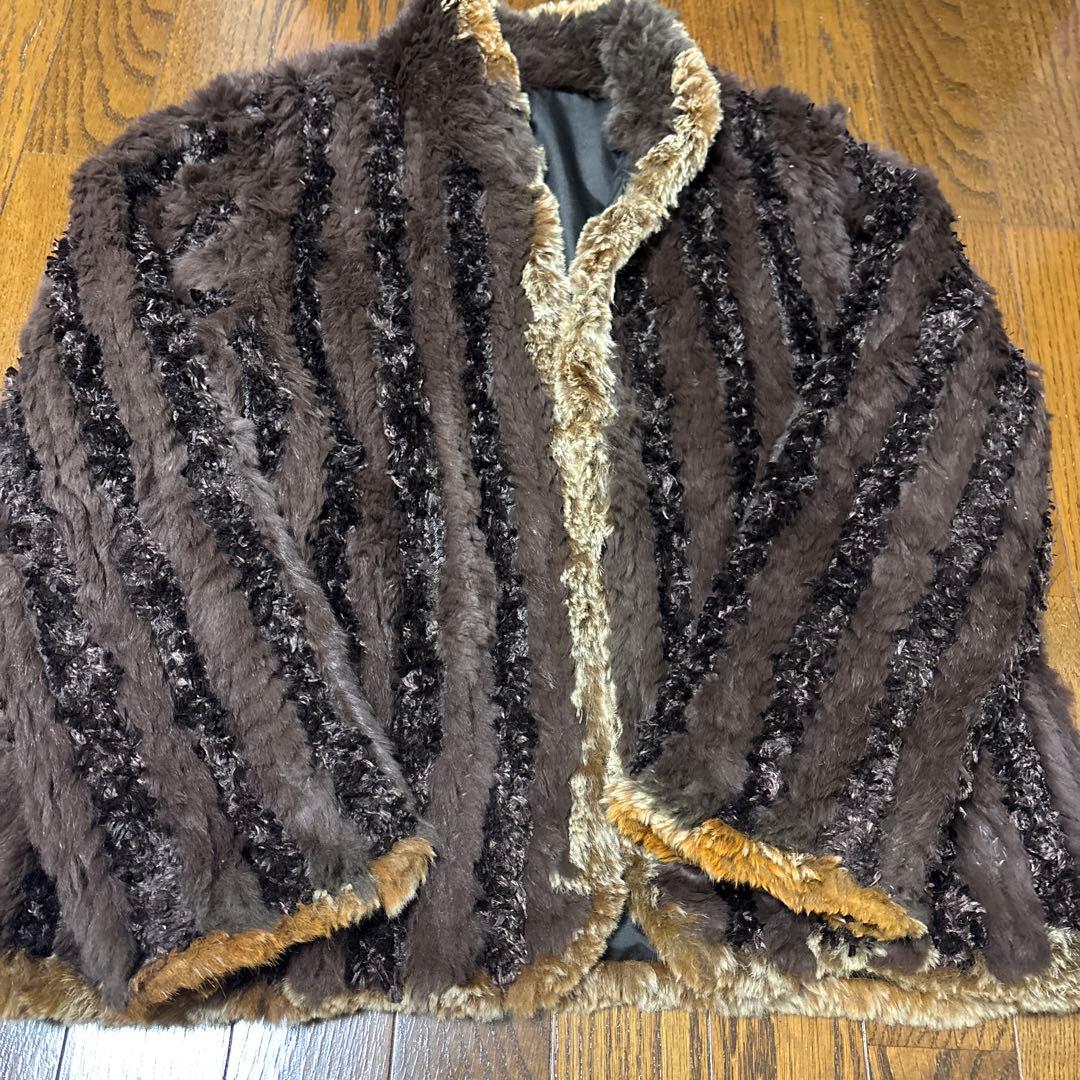 ブラウン リバーシブルファーコート ブラウン リバーシブルファーコート