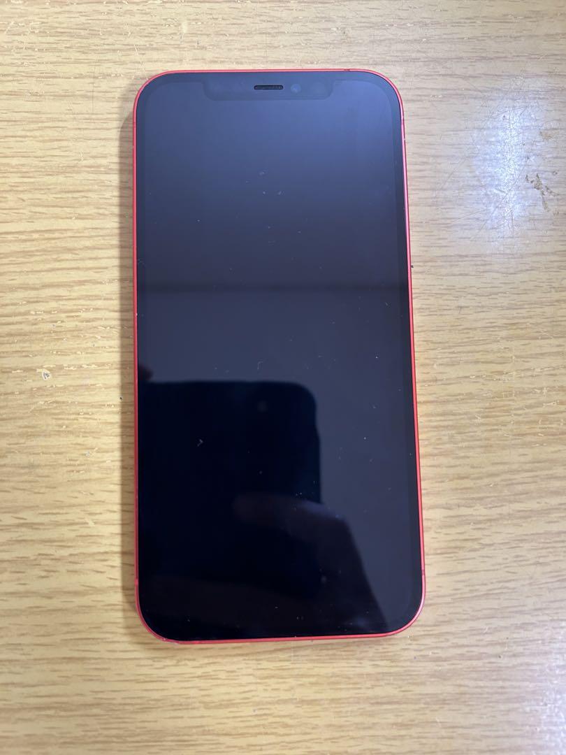 Apple iPhone 12 レッド 背面傷あり Apple iPhone 12 (PRODUCT(RED)) 本体